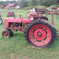 1946 Farmall tractor with sickle bar mower