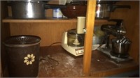 Mixer, food processor, pressure cooker
