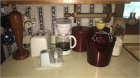 Coffee Pot, Toaster, Canister
