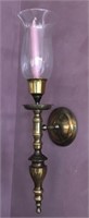 2 Candle Wall Sconces (1 Globe)