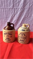 Vintage whiskey jugs
