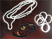 Bead necklaces and bracelets
