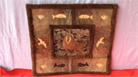 Seal fur and Skin wall hanging