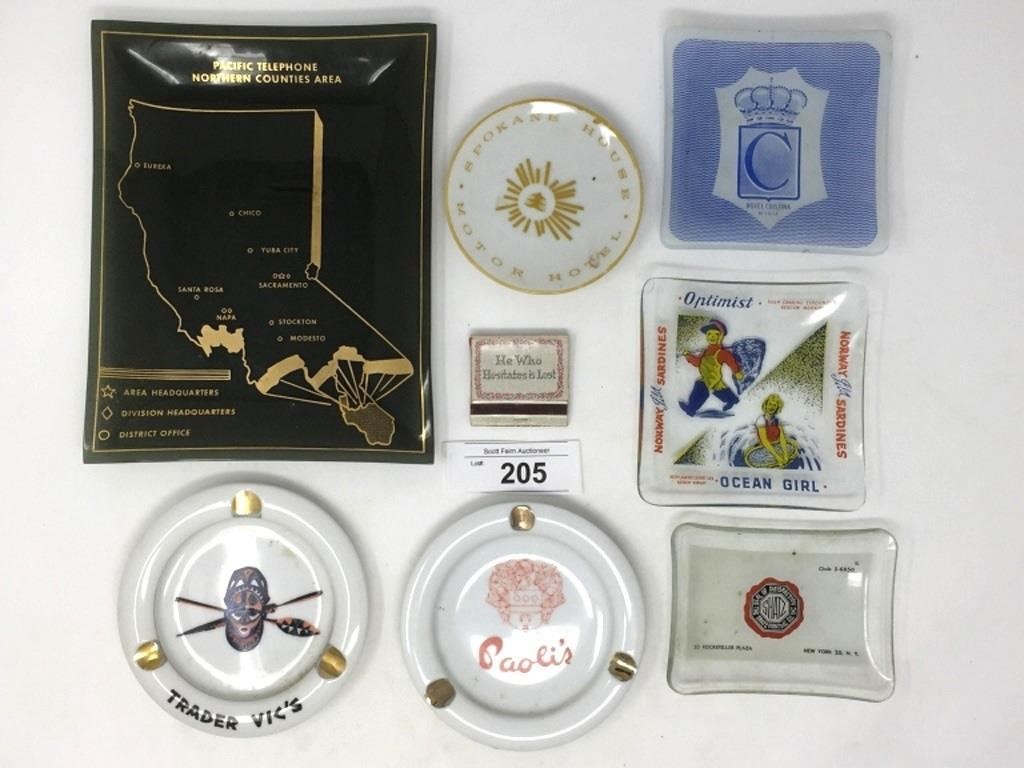 Vintage Ashtray Collection Auction