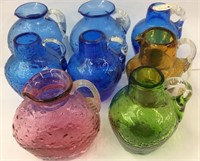 Group Of Mid Century Ohio Valley Glass Pitchers