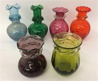 Group Of Mid Century Ohio Valley Glass Vases