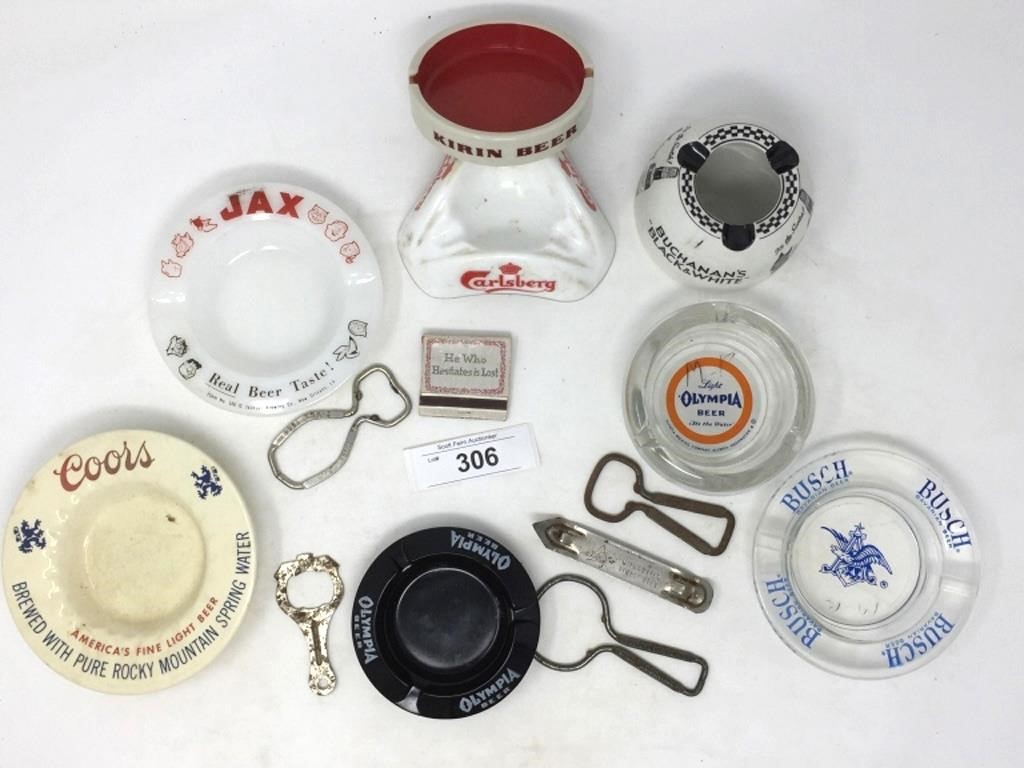 Vintage Ashtray Collection Auction