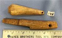 St. Laurence Island ivory artifacts: bone drum han