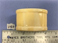 Very nice old ivory napkin ring, 2.5" long x 1.5"