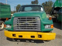 1997 FORD F-SERIES DUAL WHEEL FLATBED DUMP TRUCK