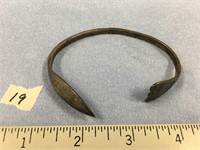 Tlingit bracelet, sterling silver, old