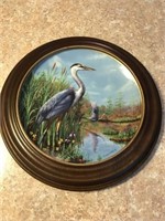"The Great Blue Heron" W.S. George Plate