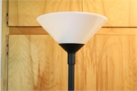 Floor Lamp with Plastic Shade
