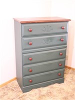 5-Drawer Tall Boy Chest of Drawers