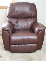 "La-z-Boy" Leather Rocker Recliner Chair