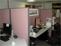4 Bay Office Cubical 156 x 60 x 64 Inch tall (8