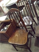 PAIR OF ANTIQUE SIDE CHAIRS