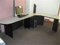 L Shape Work Station Desk 12 Ft Long (3 Pcs)
