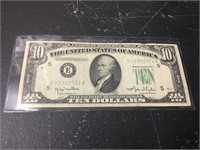 1950 $10 Federal Reserve Note