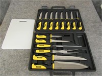 Stanley Tool Case Kitchen Knife and Cutting Board