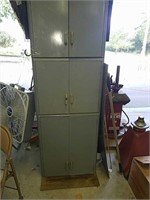 Metal cabinet and contents