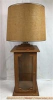 Electric Lamp with Cabinet Base