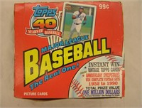 Unopened Case 1990 Topps 40 Years