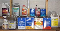 Selection of Cleaning Fluids and Paint
