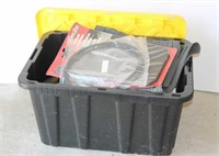 Bin of Car Accessories and Parts