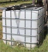 Irrigation Plastic Tank with Metal Frame