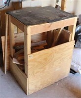 Wood Bin/Bench
