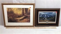 Framed Wilderness Prints (2 Pieces)