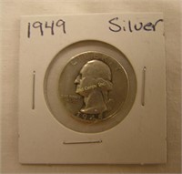 1949 Silver Quarter