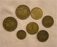 1 & 2 Franc Coin Lot