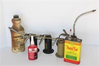 Four Precision Oil Cans with