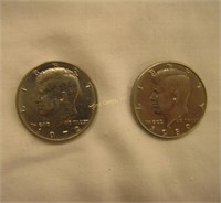 1972 & 1989 Half Dollars
