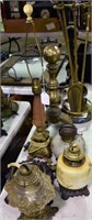 Group of Lamp Bases & Parts