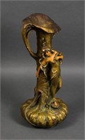 Ernest Wahliss Art Nouveau Amphora Maiden
