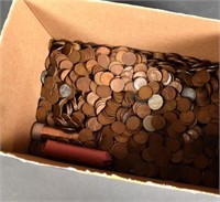 Ten Pounds (Approximate) Unsearched Wheat Cents