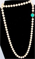 Jewelry 14kt Yellow Gold Pearl Opera Necklace