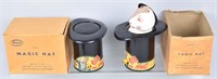 2-IDEAL MAGIC HATS with RABBITS TOYS, BOXED