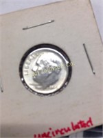 1964 UNCIRCULATED DIME