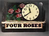 Four Roses Electric Clock