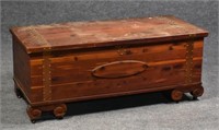 Cedar Chest with Copper Bindings & Rivets