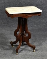 Marble Top Victorian Center Table