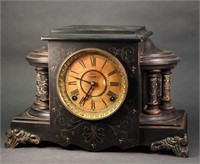 Ingraham Wooden Shelf Clock