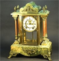 Ansonia Onyx Clock