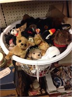 BEANIE BABIES + ANIMAL PURSES