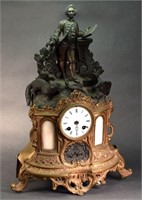 French Statue Clock