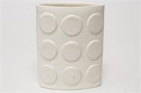Jonathan Adler "Couture" Vase-Early White Abstract